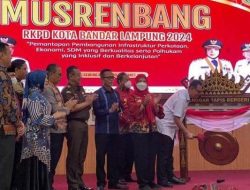 Gubernur Lampung Melalui Sekdaprov Membuka Musrenbang RKPD 2024 Kota Bandar Lampung