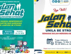 Pemkot Bandar Lampung Akan Meriahkan Jalan Sehat Unila Be Strong