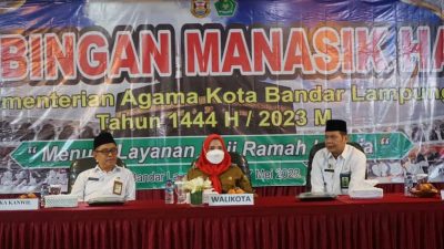 Pemkot Bandar Lampung membuka kegiatan bimbingan manasik untuk 1.303 jamaah haji