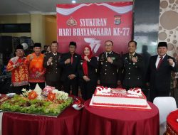 PERINGATI HUT BHAYANGKARA KE-77, EVA DWIANA MINTA POLRESTA BANDAR LAMPUNG ATASI GENG MOTOR