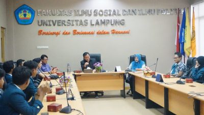 FISIP Unila Lantik Pengurus Ormawa Periode 2024
