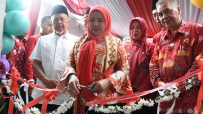Walikota Bandar Lampung Eva Dwiana Meresmikan Kantor Kelurahan Kota Sepang Kecamatan Labuhan Ratu Bandar Lampung