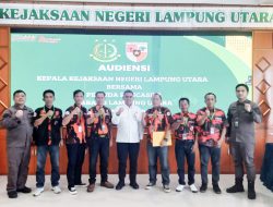 Bangun Sinergisitas dengan Kajari, MPC PP Lampung Utara Laksanakan Audiensi