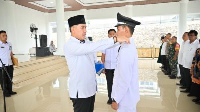 Bupati Pesawaran Lantik Pj. Kepala Desa Pujodadi