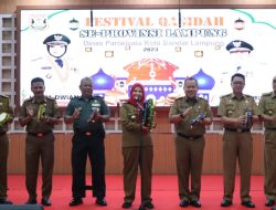 Walikota Eva Dwiana Membuka Lomba Qasidah Tingkat Provinsi.