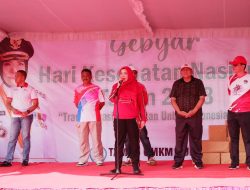 Walikota Eva Dwiana Berharap Bandar lampung Bisa Zero Stunting Pada Kegiatan Hari Kesehatan Nasional