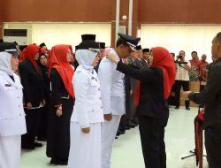 WALIKOTA EVA DWIANA LANTIK DAN ROLLING 130 PEJABAT PEMKOT BANDAR LAMPUNG