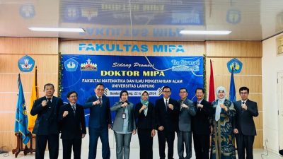 FMIPA Unila Hasilkan Dua Doktor Baru