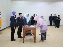 Unila Lakukan Pelantikan dan Serah Terima Jabatan