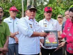 Bupati Lampung Selatan Bantu Dua Rumah Roboh Milik Warga Tanjung Agung-Katibung