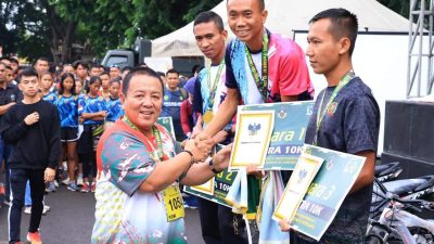 Gubernur Arinal Djunaidi Lepas Peserta Sriwijaya Lampung Run Memperingati HUT ke 78 Kodam II/Sriwijaya