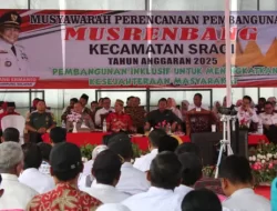 Musrenbangcam Sragi, Bupati Nanang: Pembangunan Harus Mengikutsertakan Seluruh Elemen Masyarakat