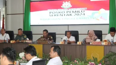 Jelang Pemilu Serentak 2024, Pemkab dan Kejari Lampung Selatan Ikuti FGD Bersama Kejati Lampung