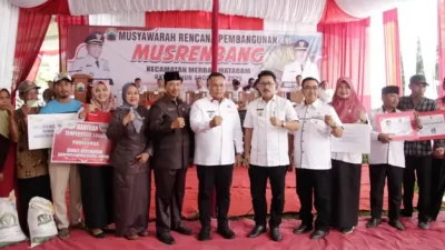 Anggaran Pembangunan 2024 Kecamatan Merbau Mataram Naik Rp4 Miliar