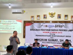 Organisasi Kepemudaan Kecamatan Kalirejo Usulkan Perbaikan Jalan Kepada Ketua DPRD Provinsi Lampung