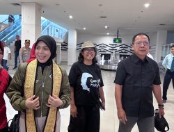 Ketua DPRD Lampung Mingrum Gumay Sambut Kedatangan Isteri Ganjar Pranowo di Bandar Raden Intan II