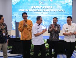 Buka Raker Forum Investasi Lampung 2024, Sekdaprov Fahrizal Berharap Investasi yang Masuk ke Lampung Dapat Buka Lapangan Kerja Baru dan Serap Tenaga Kerja Lokal