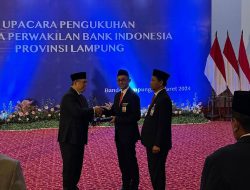 Gantikan Budiyono, Junanto Herdiawan Resmi Dilantik Sebagai Kepala BI Lampung