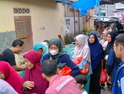 Himpunan Pemuda Hindu Bersama KNPI Lampung Berbagi Sembako di Kecamatan Panjang