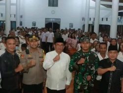 Pj Bupati Lampura Dan Forkopimda Pantau Lokasi Berjalan Perayaan Hari Raya Paska 2024