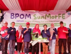 Bunda Eva Hadiri HUT BPOM ke-23 di Taman UMKM Bung Karno