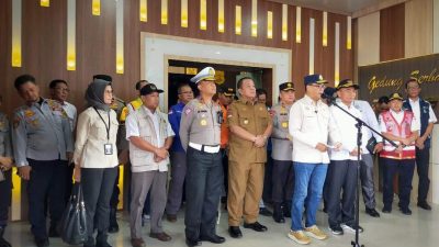 Gubernur Arinal Djunaidi Dampingi Menko PMK dan Menhub Pada Rakor Penanganan Arus Balik Idul Fitri 1445 H