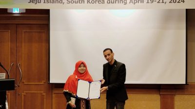 Dosen FMIPA Raih Penghargaan “Best Oral Presentation” dalam Konferensi Internasional di Korea Selatan