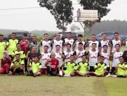 Lawan Kesebelasan Disdik Tanjung Bintang, Tim Red Brother Menang Tipis 4-3