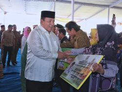 Gubernur Arinal Djunaidi Hadiri Pengajian Akbar di Kabupaten Pesawaran dan Berikan Sejumlah Bantuan