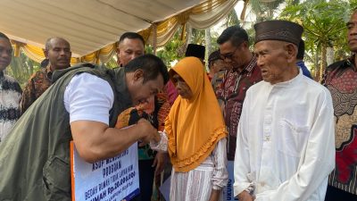 Dukung Pengentasan Kemiskinan Ekstrem, ASDP Berikan Bantuan Bedah Rumah di Lampung Selatan