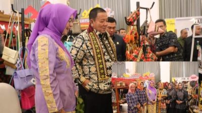Ketua Dekranasda Hadiri Pembukaan Lampung Crarf 2024