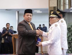 Gubernur Arinal Djunaidi Melantik Penjabat Bupati Mesuji dan Mengukuhkan Penjabat Bupati Tulang Bawang Barat