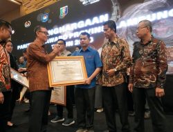 Sejumlah Kabupaten dan Kota di Provinsi Lampung Menerima Penghargaan Paritrana Award Tingkat Provinsi Lampung Tahun 2024