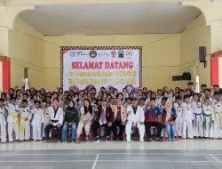102 Taekwondoin Satlas Ikut Ujian Kenaikan Tingkat Penguji Master Amril Yusam