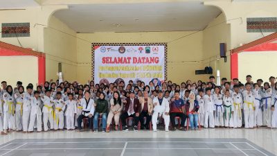 102 Taekwondoin Satlas Ikut Ujian Kenaikan Tingkat Penguji Master Amril Yusam