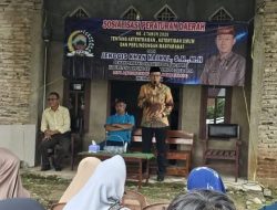 Anggota DPRD Kabupaten Lamsel Jenggis Khan Haikal Sosialiasasi Perda di Kedaton
