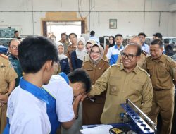 Pj. Gubernur Samsudin Tinjau Program Pelatihan Berbasis Kompetensi di BLK Bandar Lampung