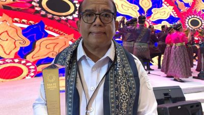 Penjabat Gubernur Lampung Samsudin Raih Penghargaan Inisiator RAN PE Awards 2024