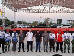 Ketua DPRD Lampung Bersama Pj. Gubernur Samsudin Tinjau Persiapan Upacara HUT RI ke 79 di Kota Baru