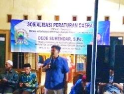 Anggota DPRD Kabupaten Lamsel Dede Suhendar: Keterlibatan Masyarakat Jadi Peran Penting Untuk Menciptakan Ketentraman