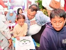 Stand Dinas PPPA Usung Konsep Ramah Anak di Lampung Selatan Expo 2024, Ada Es Krim Gratis