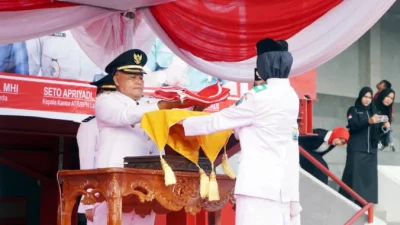 Bupati Lampung Selatan Pimpin Upacara Peringatan HUT Ke-79 Kemerdekaan RI