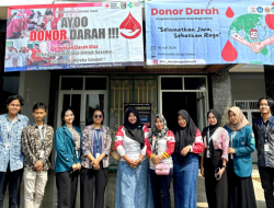 Mahasiswa KKN Berkontribusi Nyata, Gelar Donor Darah di Desa Braja Dewa