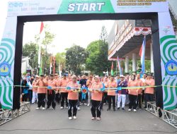 Rangkaian Dies Natalis ke-59, Unila Adakan Jalan Sehat Bersama
