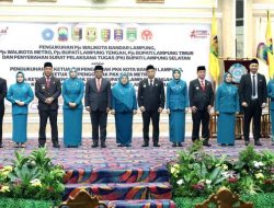 Pj. Gubernur Lampung Kukuhkan Pjs. Bupati/Walikota dan Ketua TP. PKK Kabupaten/Kota