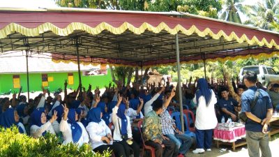 Pasangan SEPTI-ADE Kampanye di Pekon Sukarami Kecamatan Ngaras