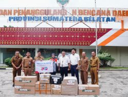 Sinergi Tangani Karhutla: Pertamina Berikan Dukungan Fasilitas ke BPBD Sumsel Senilai Rp500 Juta