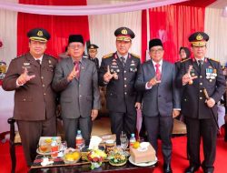 Ketua DPRD Hadiri Upacara Peringatan Hari Bhayangkara ke-78 di Mapolda Lampung