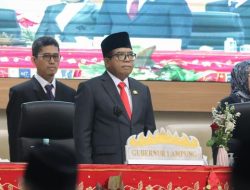 Pj. Gubernur Samsudin Hadiri Pengambilan Sumpah Jabatan Pimpinan DPRD Provinsi Lampung Masa Jabatan 2024-2029