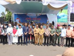 Pj. Gubernur Lampung Serukan Peran Pers dalam Apel Pilkada Damai dan Berintegritas di Tugu Adipura